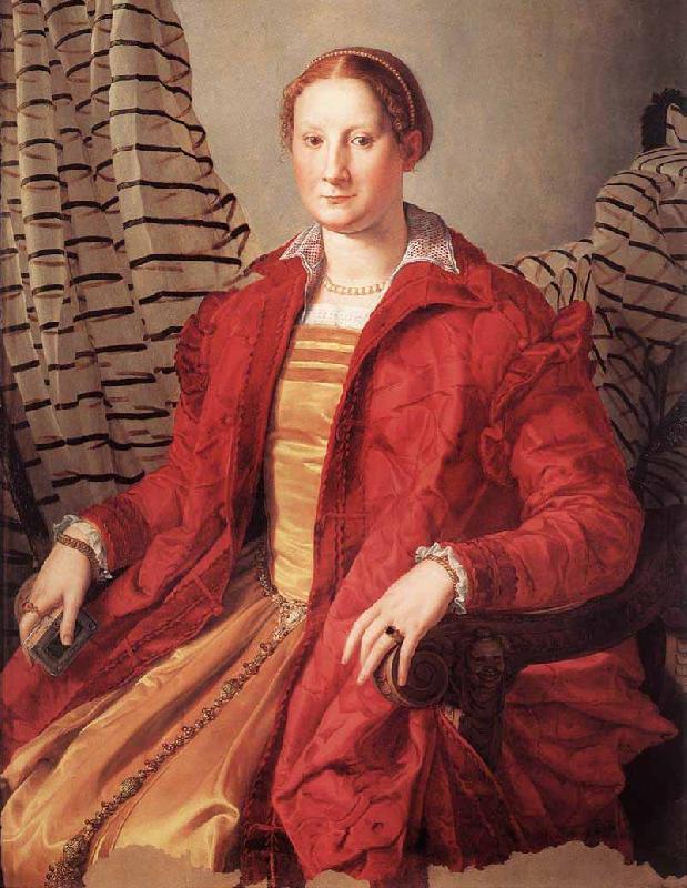 BRONZINO, Agnolo Portrait of a Lady dfg Sweden oil painting art